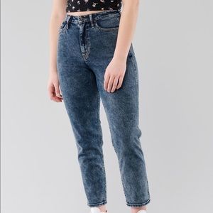 Ultra high rise mom jeans